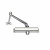 Global Door Controls Commercial Grade 1 Door Closer in Aluminum with Adjustable Spring Tension - Sizes 2-5 TC201-AL